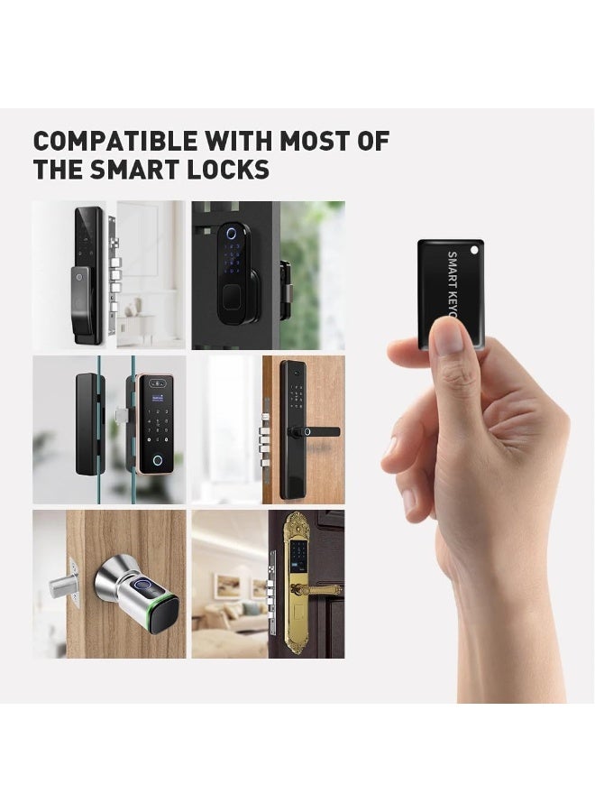 UanTii Smart IC Cards for Smart Door Lock, 13.56MHz RFID Keyless Entry Smart Cards for Door Lock, Compatible with Tuya Smart Life and TTLock - Image 4